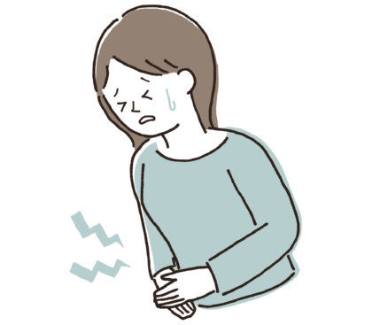 下腹部痛イメージ
